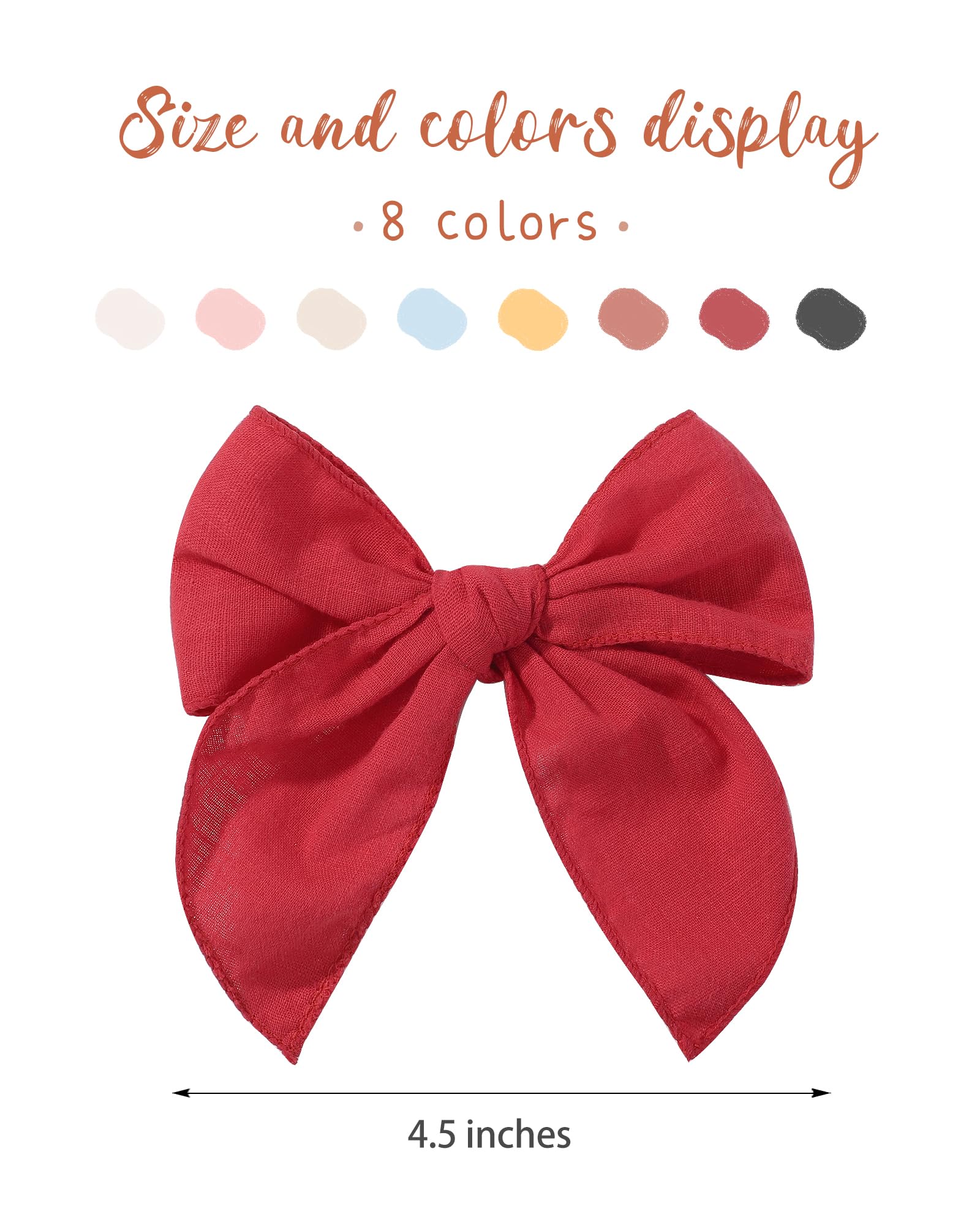Doboi soft-edging bow on clip keeps hair secure without snag.