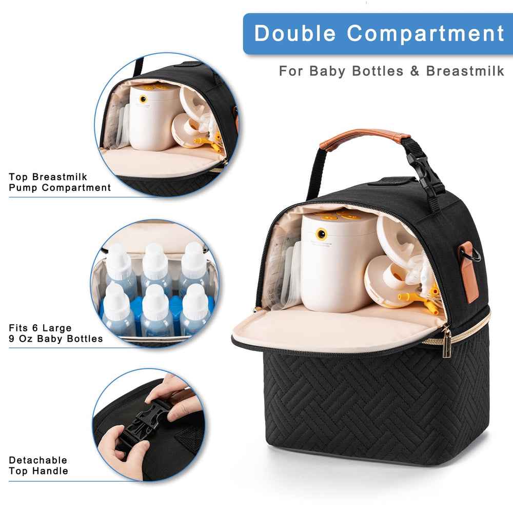 Docami ice pack keeping milk cool during transport for hours.