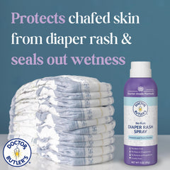 Doctor Butler's Aloe and Chamomile formula soothes sensitive diaper-area skin.