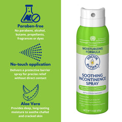 Doctor Butler's barrier spray visual demonstrating easy barrier protection without contact.