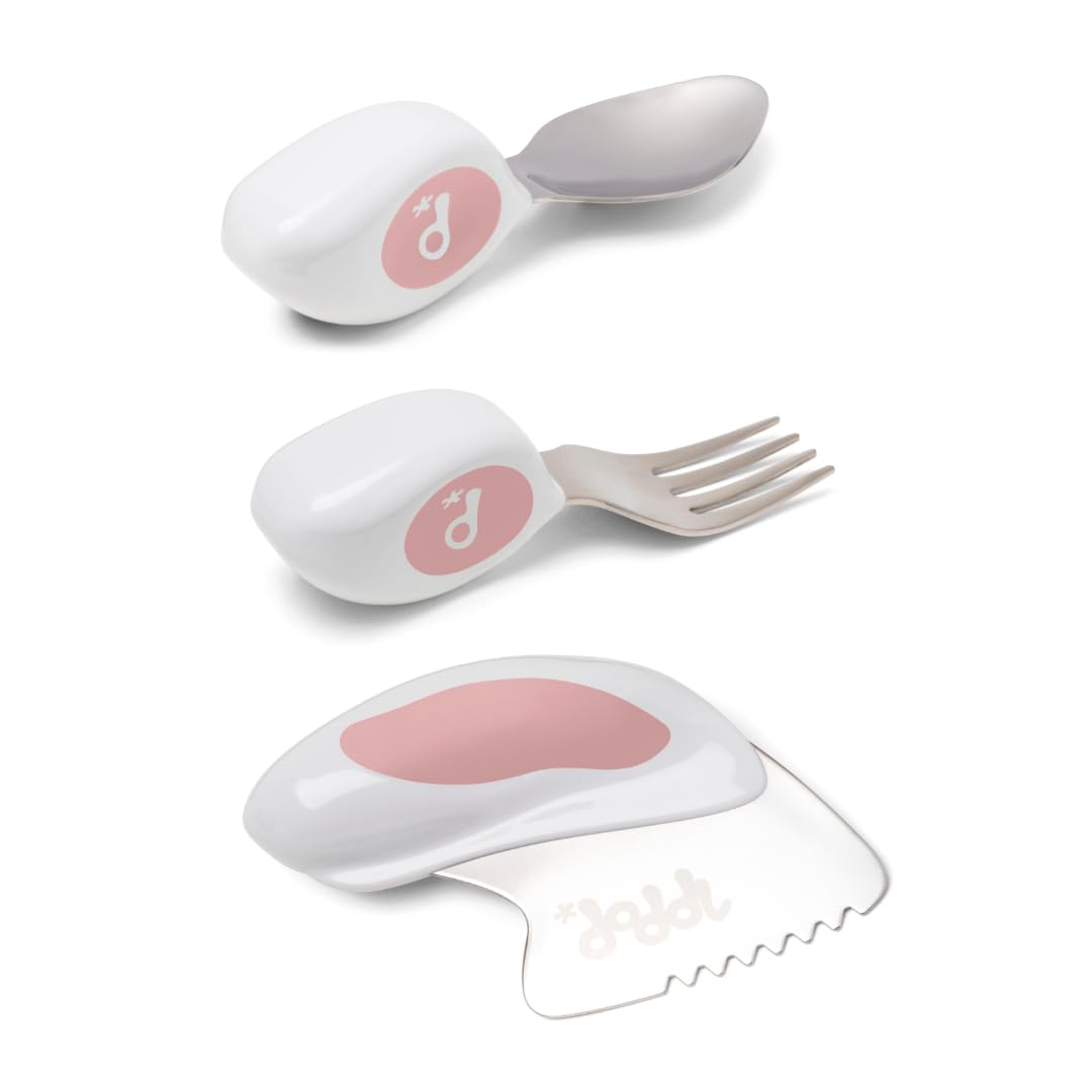 doddl toddler spoon with ergonomic handle enabling independent feeding