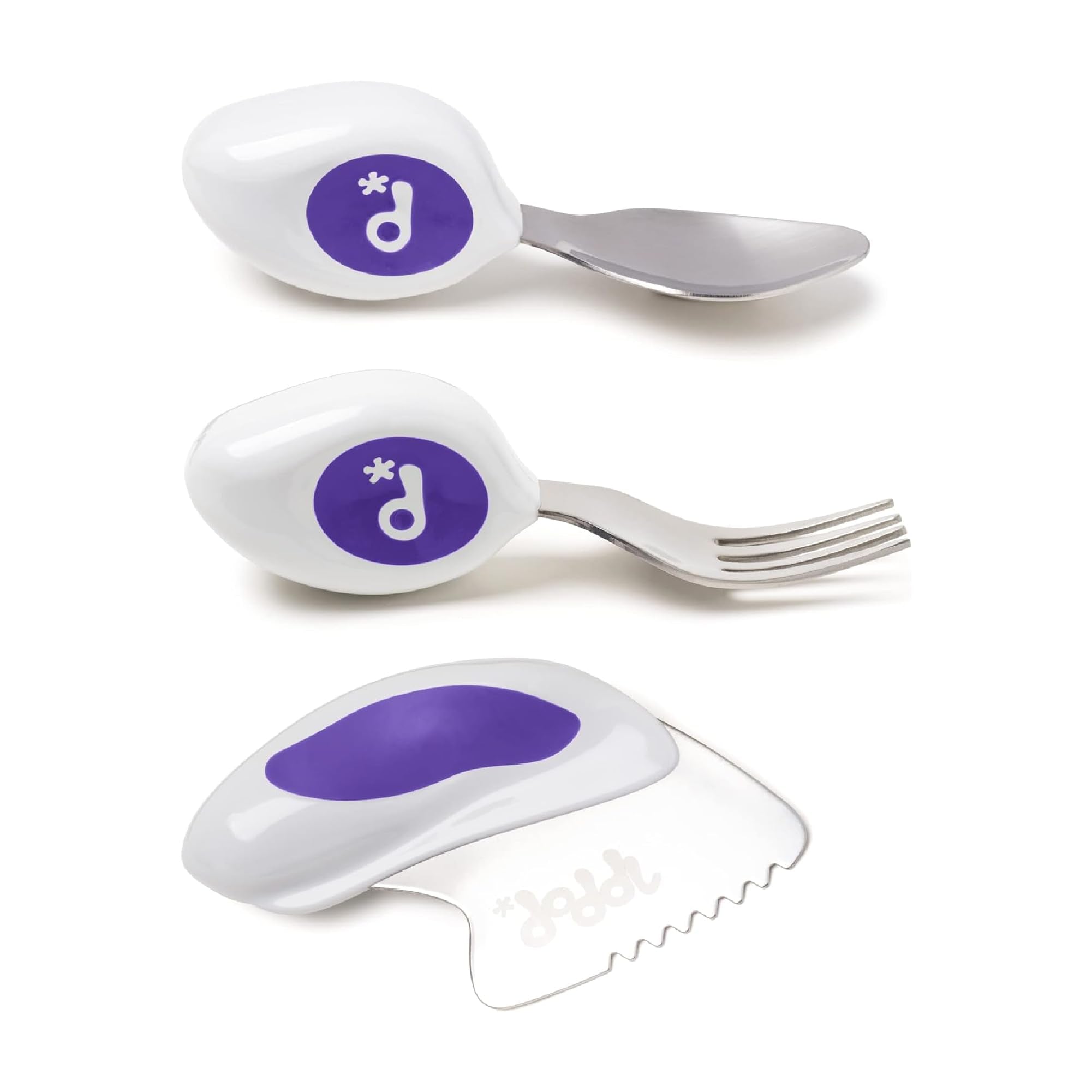 doddl spoon: ergonomic design supports easy self-feeding for 1-3 year olds