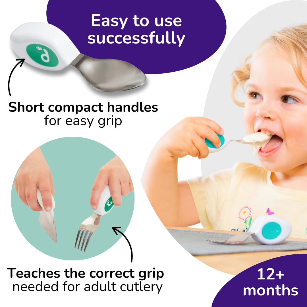 doddl stainless steel utensils for 1-3 year olds built to last