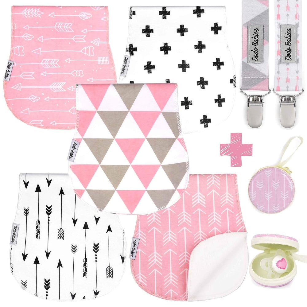 Dodo Babies burp cloths pastel collection protects outfits during feeds