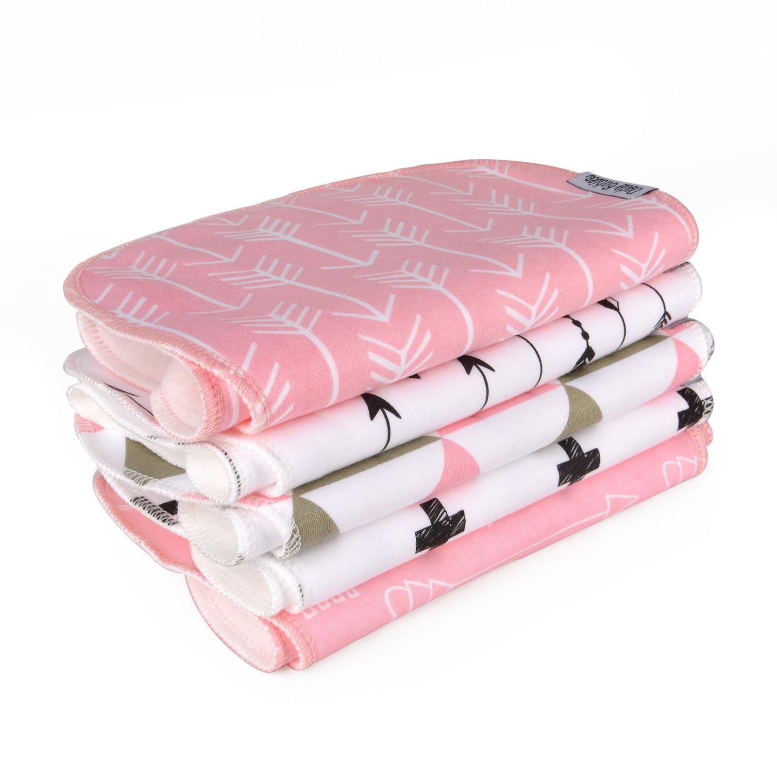 Dodo Babies pastel patterns pair well with newborn outfits