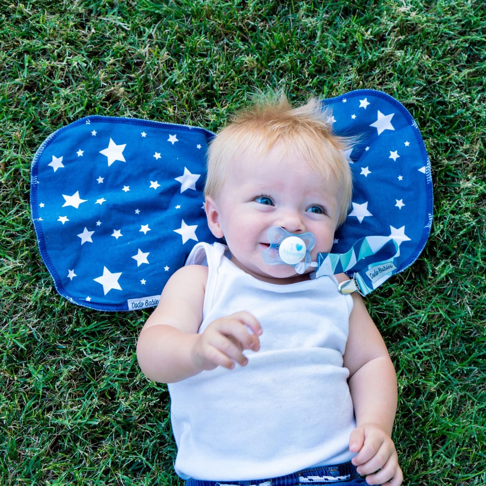 Dodo Babies colorway blue grey black shows versatile nursery colors