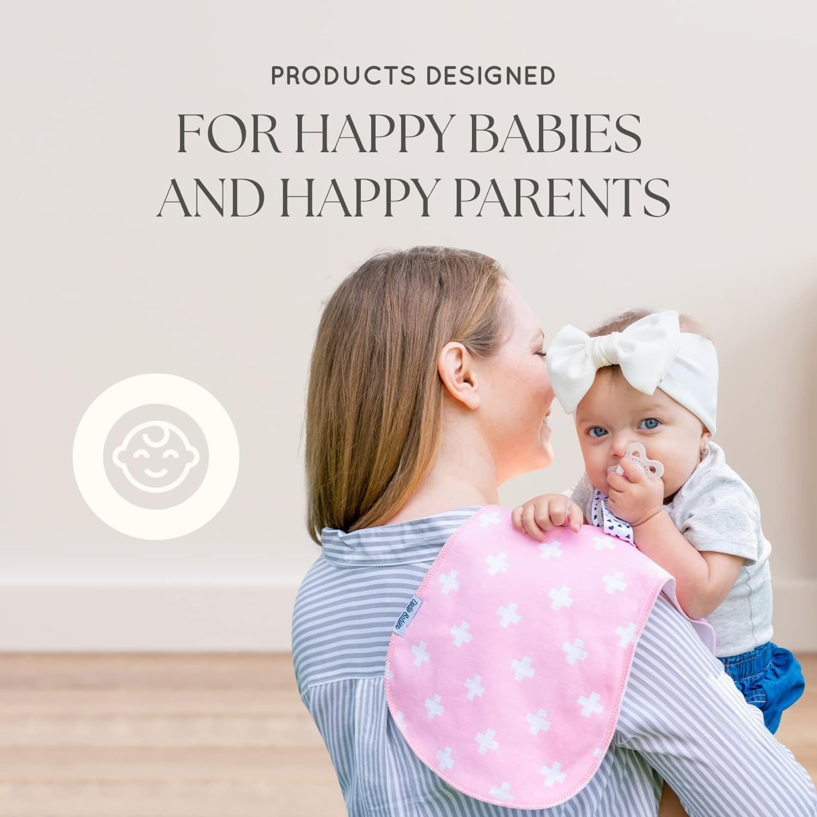 Dodo Babies two pacifier clips secure pacifiers on the go