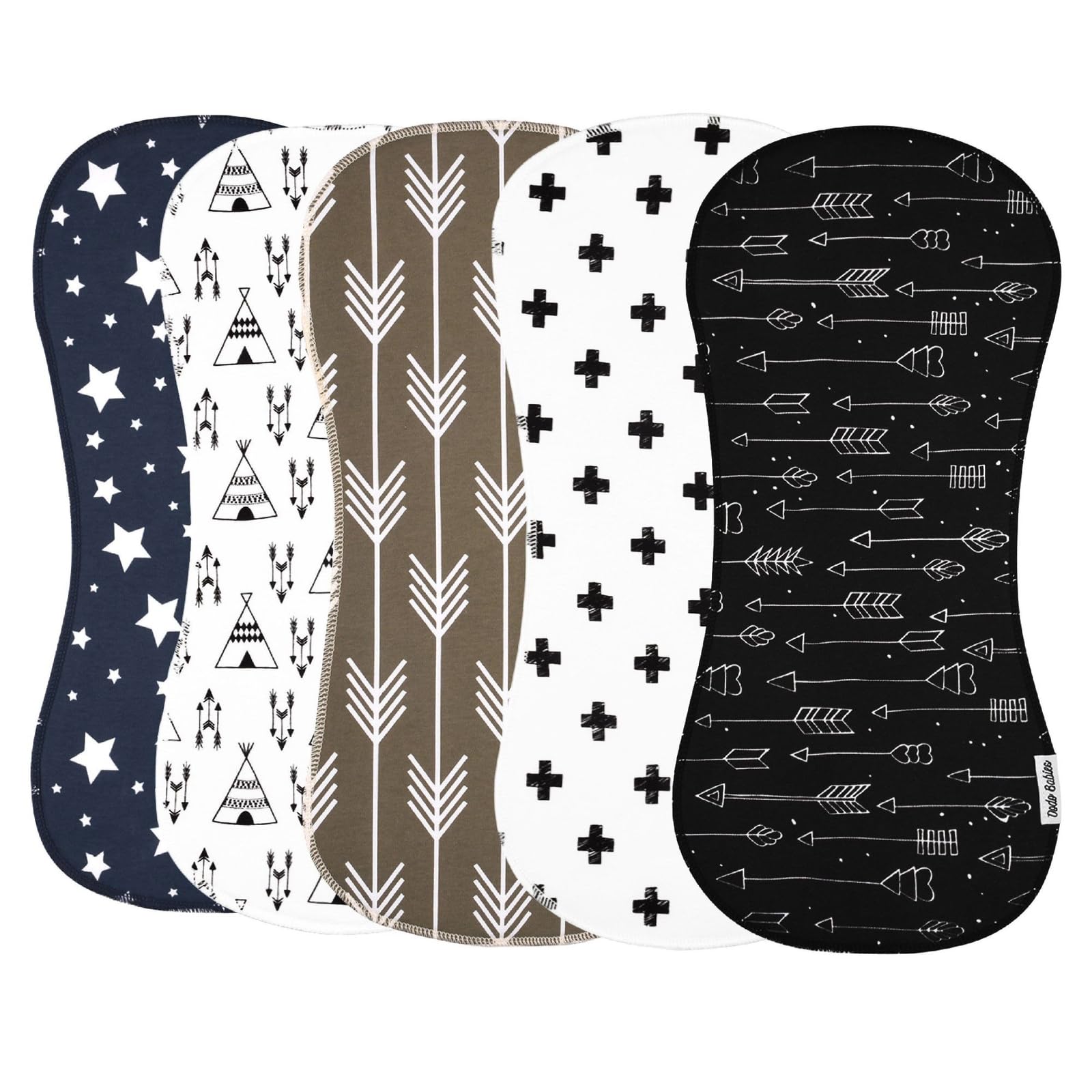 Dodo Babies travel-friendly burp cloths for on-the-go feeding
