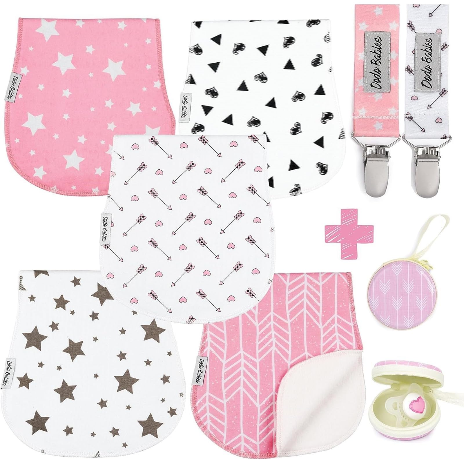 Dodo Babies pastel gift set suitable for baby showers and newborns