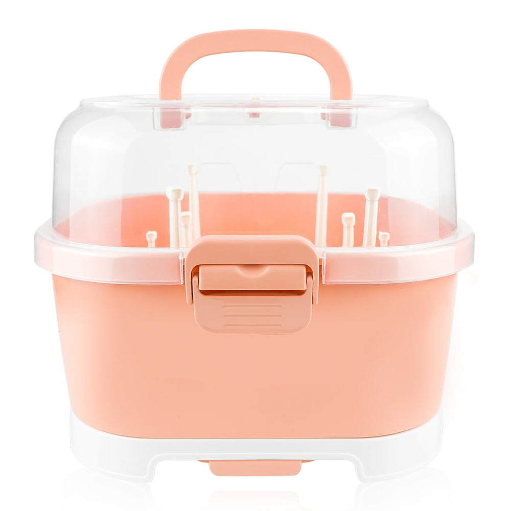 DOERDO DD baby bottle drying rack with portable handle for easy transport
