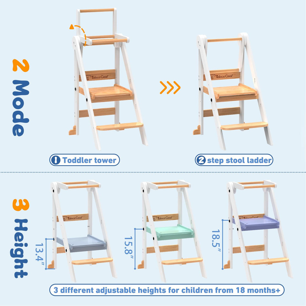  toddler tower in standing mode ready for learning activities