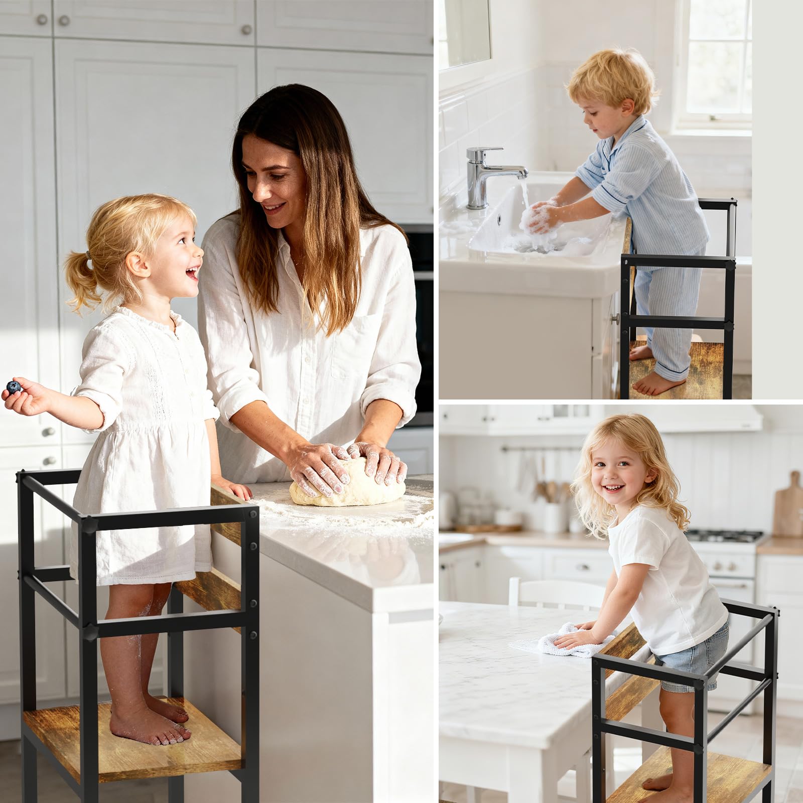 Doerpuz tower encourages Montessori-inspired independence during daily activities.