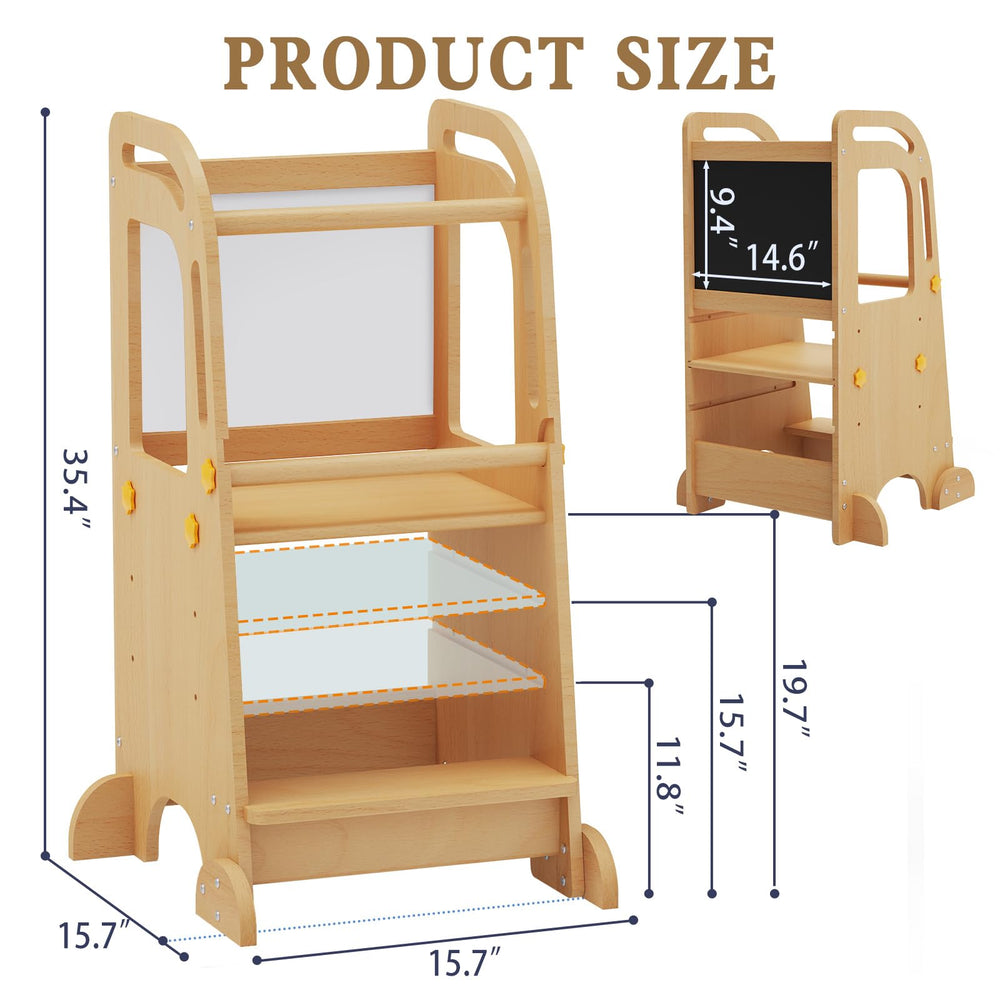 Doerpuz sanded edges ensure a gentle, child-friendly touch during every rise