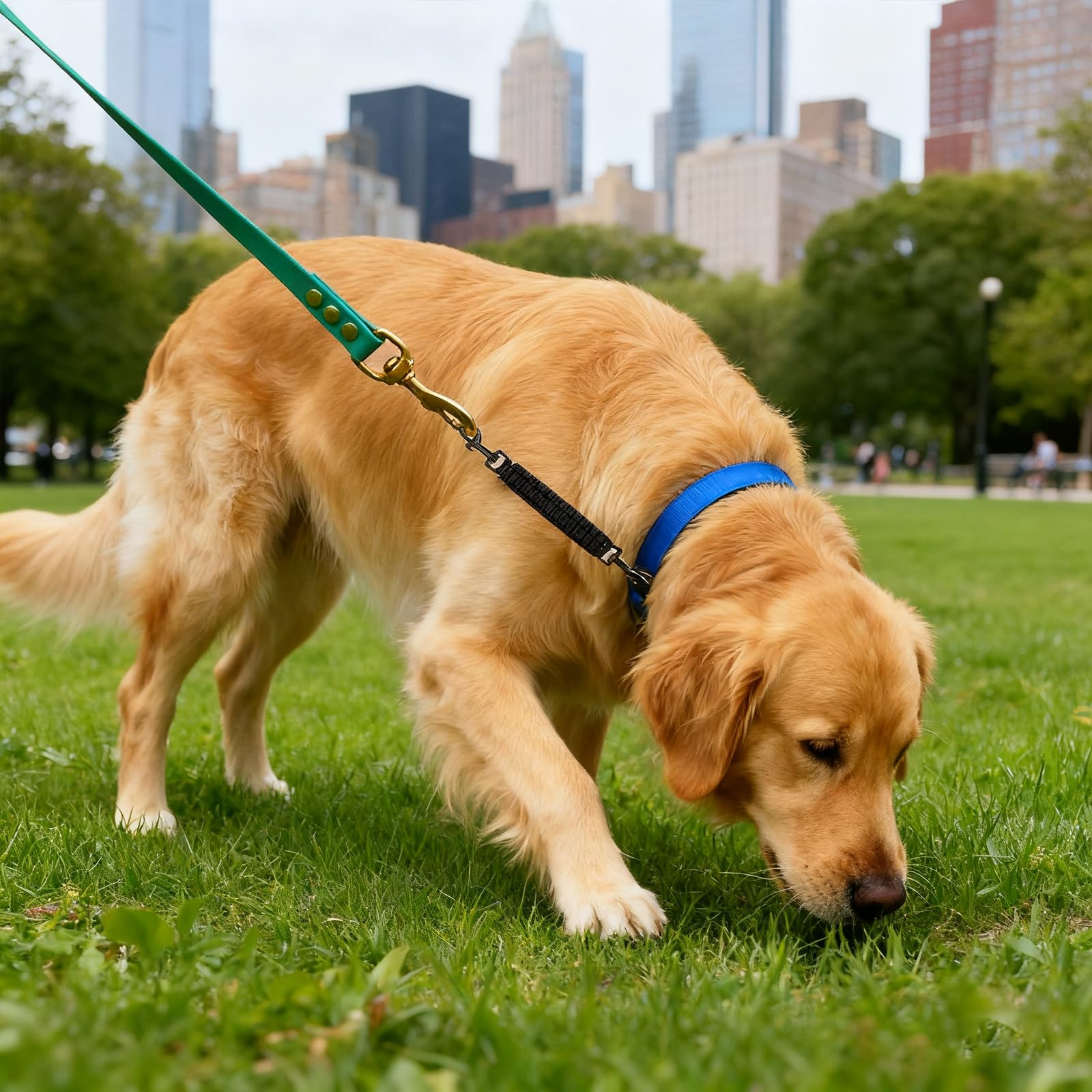 Dog Collar Safety Clip car seat belt attachment prevents escapes.