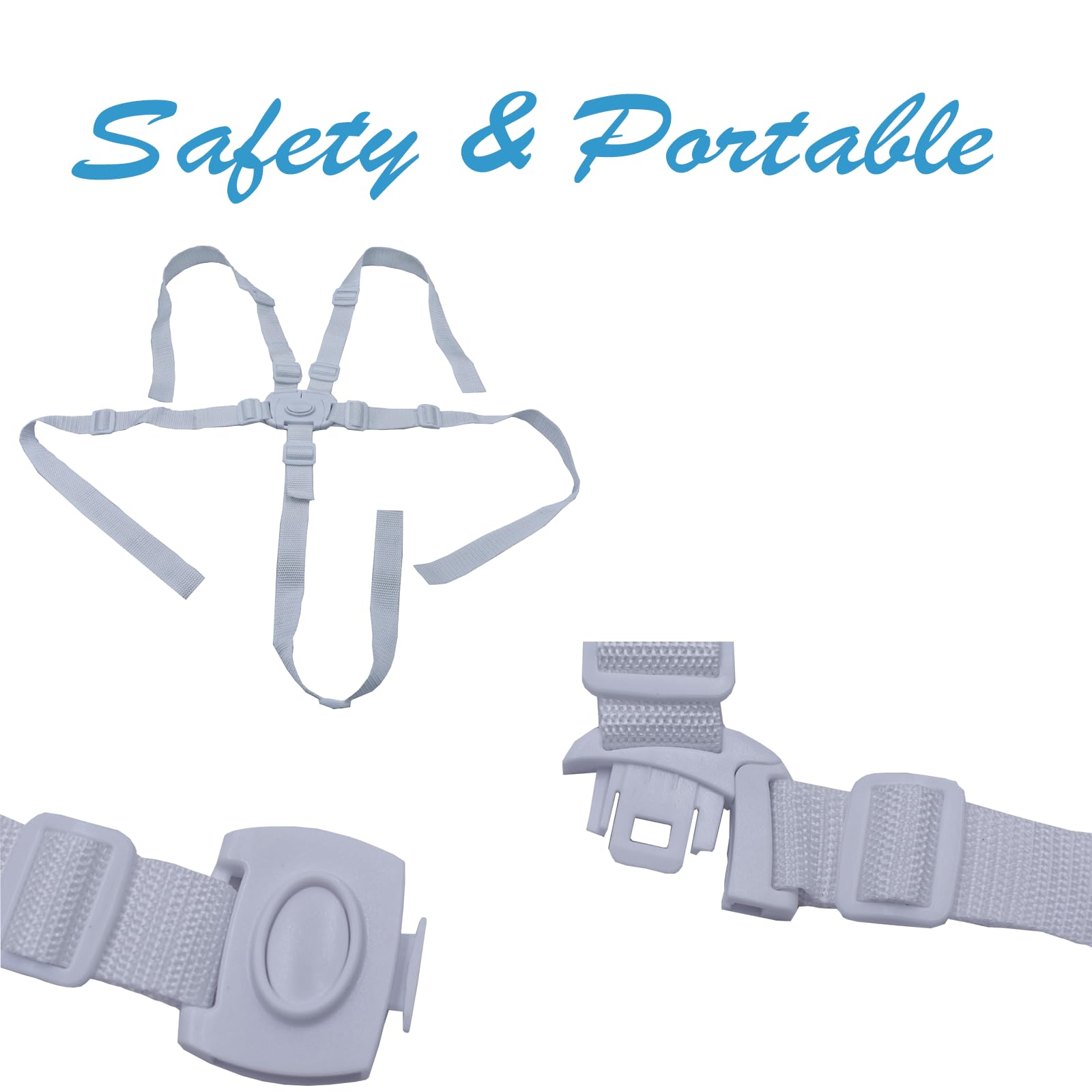 Dogxiong harness buckle-between-legs keeps the seat belt properly secured for safety.