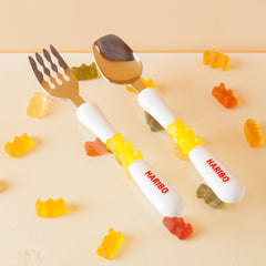 DO'HOME HARIBO Fork features jagged edge to help keep noodles on.
