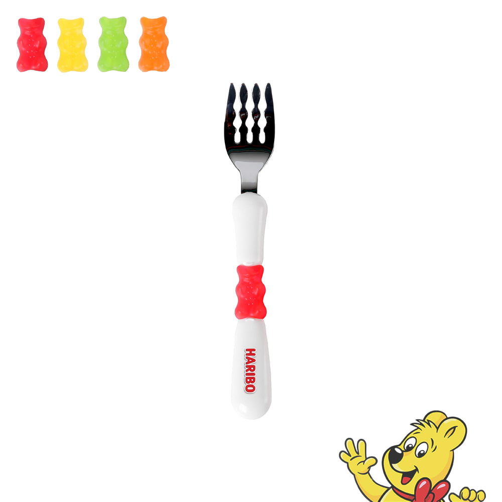 DO'HOME HARIBO Goldbear Fork with figure handle for easy grip during meals.