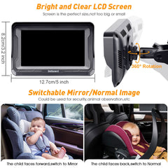 DoHonest 360-degree adjustable lens lets you optimize angle for different seats.