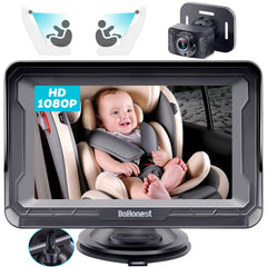 DoHonest 1080P baby car camera delivers crisp backseat viewing for busy drivers.