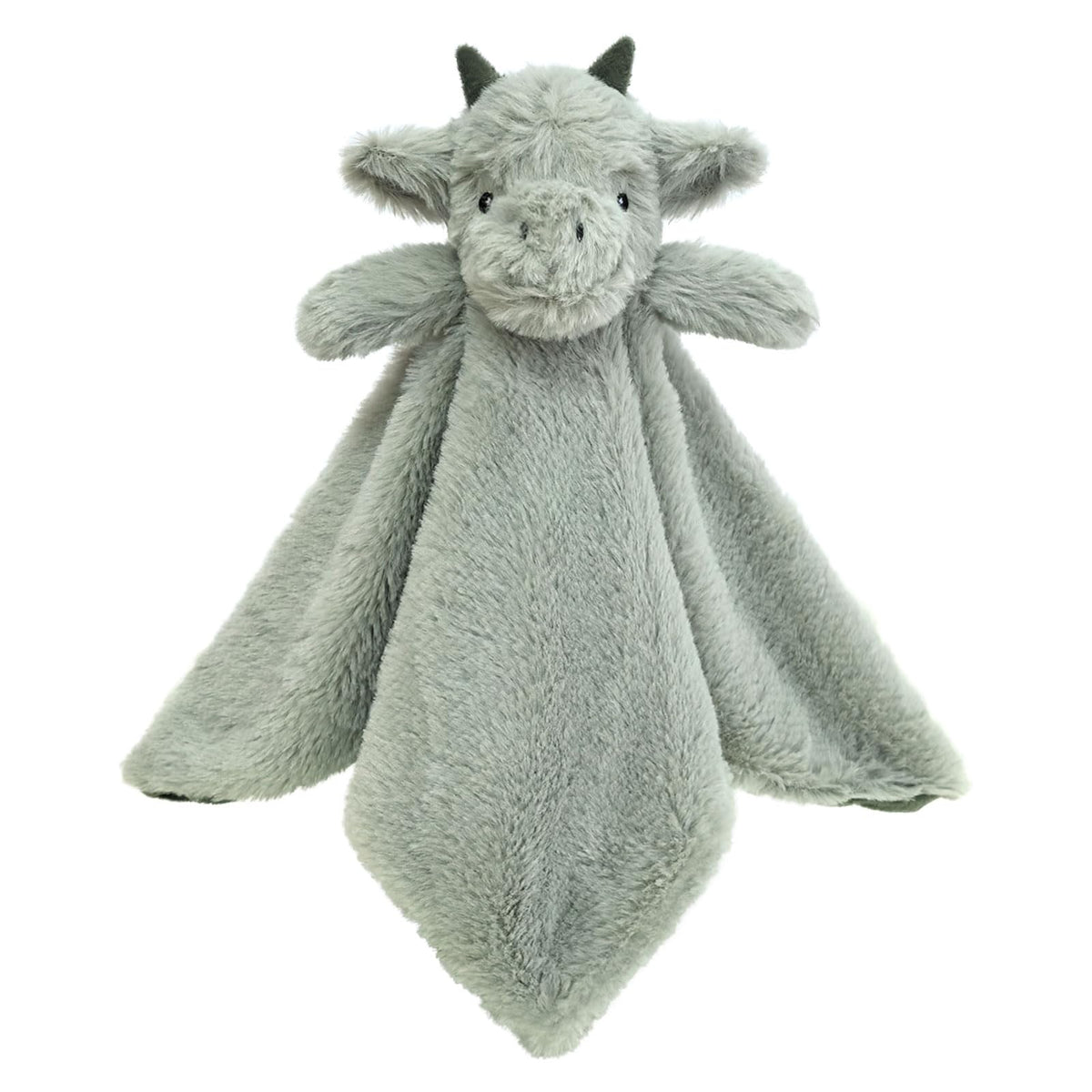 Doindute baby green dragon lovie blanket, 14-inch snuggle companion for newborns.