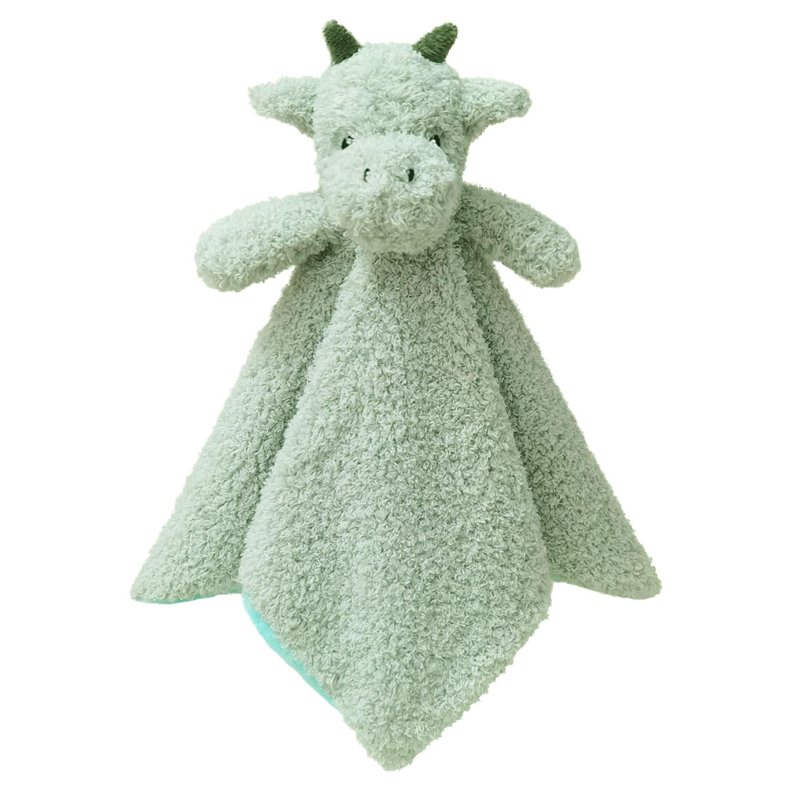 Doindute baby green dragon lovie with embroidered features for soothing bedtime