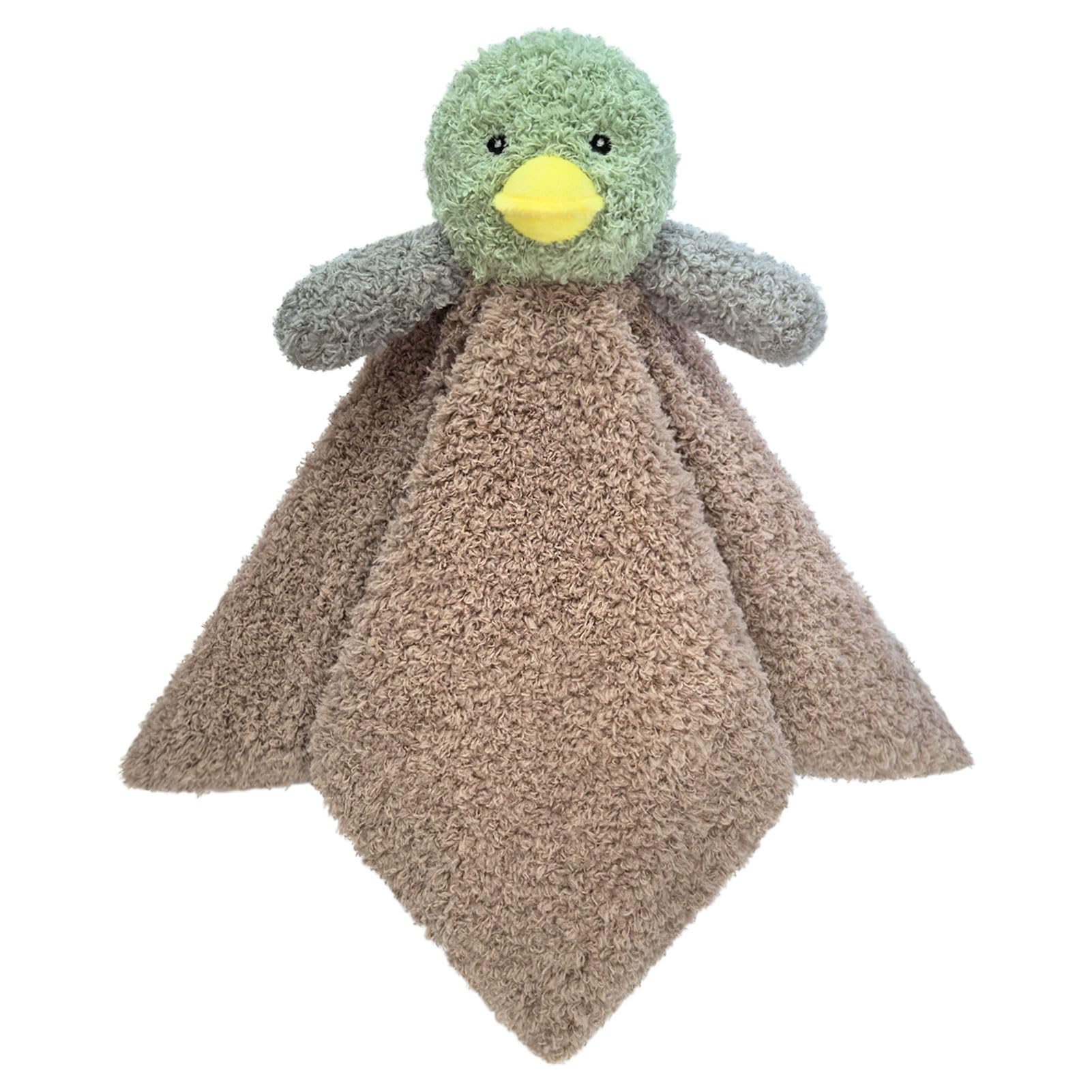 Doindute Baby Mallard Duck Lovie front view, inviting nap-time cuddles.