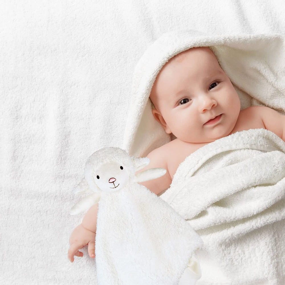 Doindute baby snuggle time with 18-inch lamb lovey