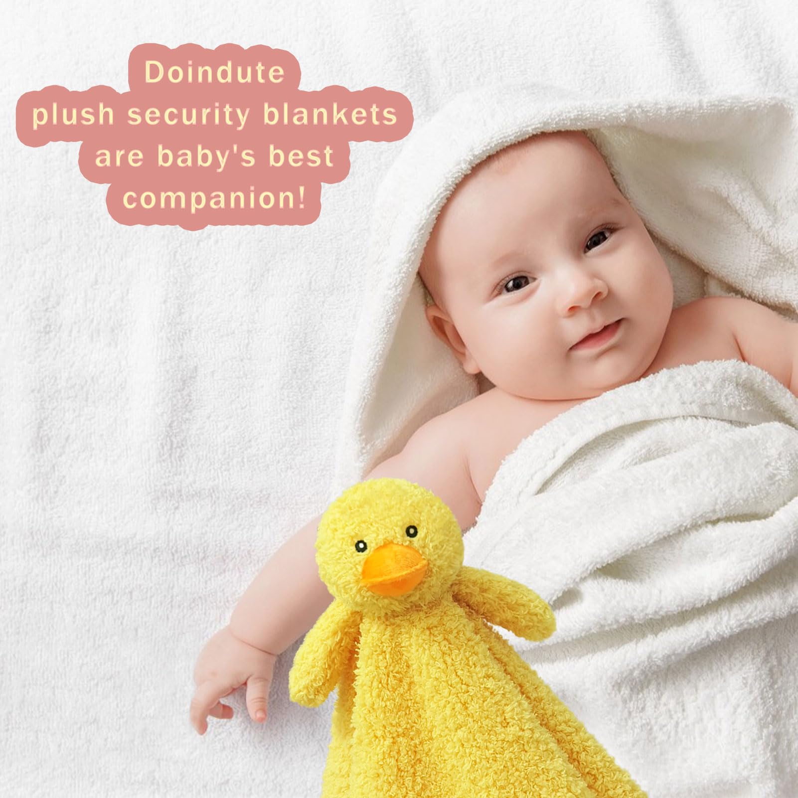 Doindute new toddler snuggle duck blanket offers a comforting bedtime companion