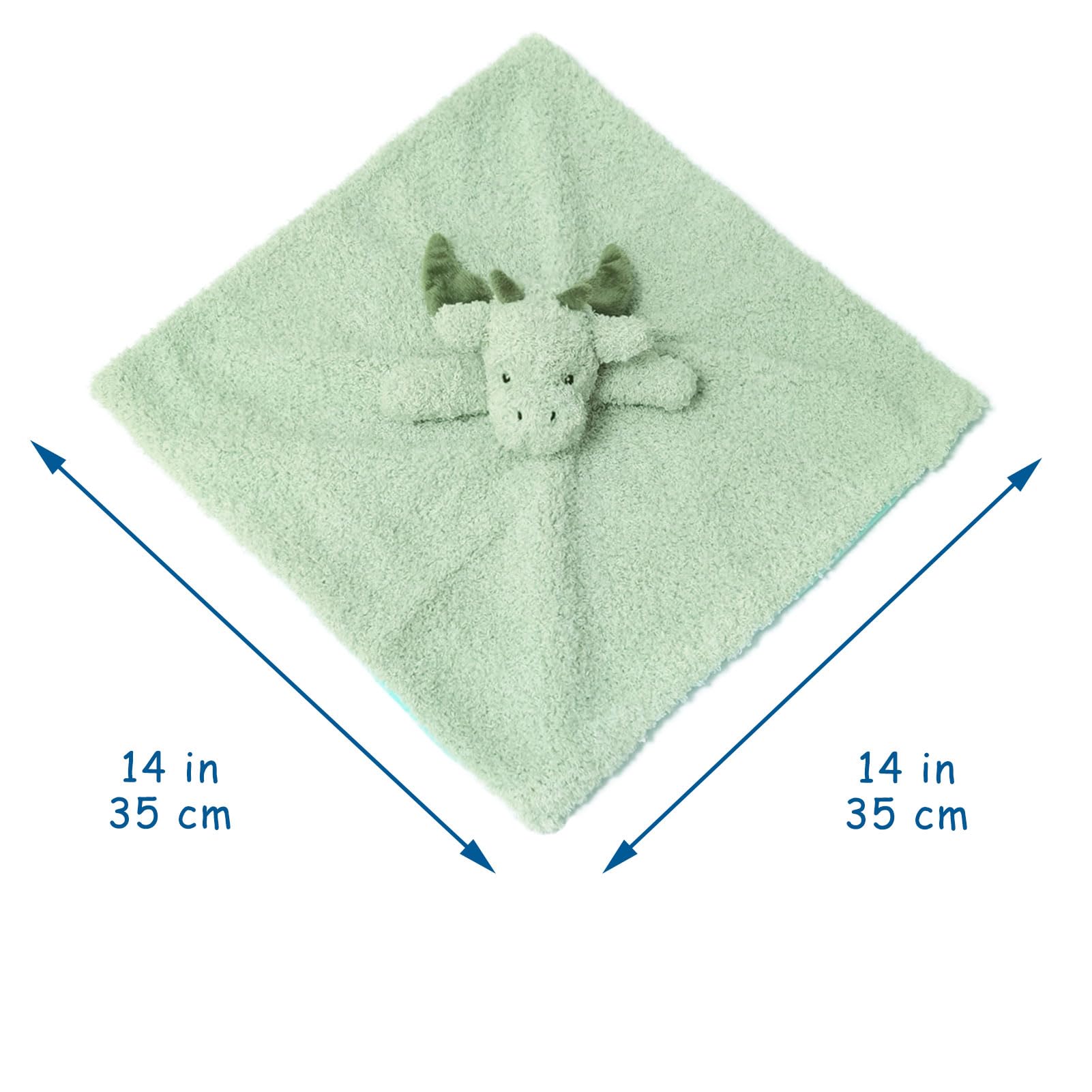 Doindute plush dinosaur security blanket offers soft cuddle for nap time