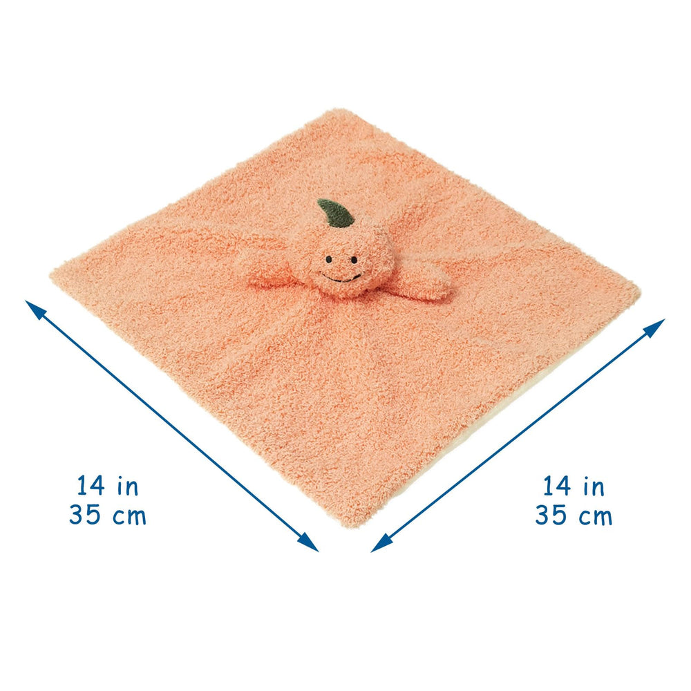 Doindute pumpkin plush toy with embroidered face for gentle play