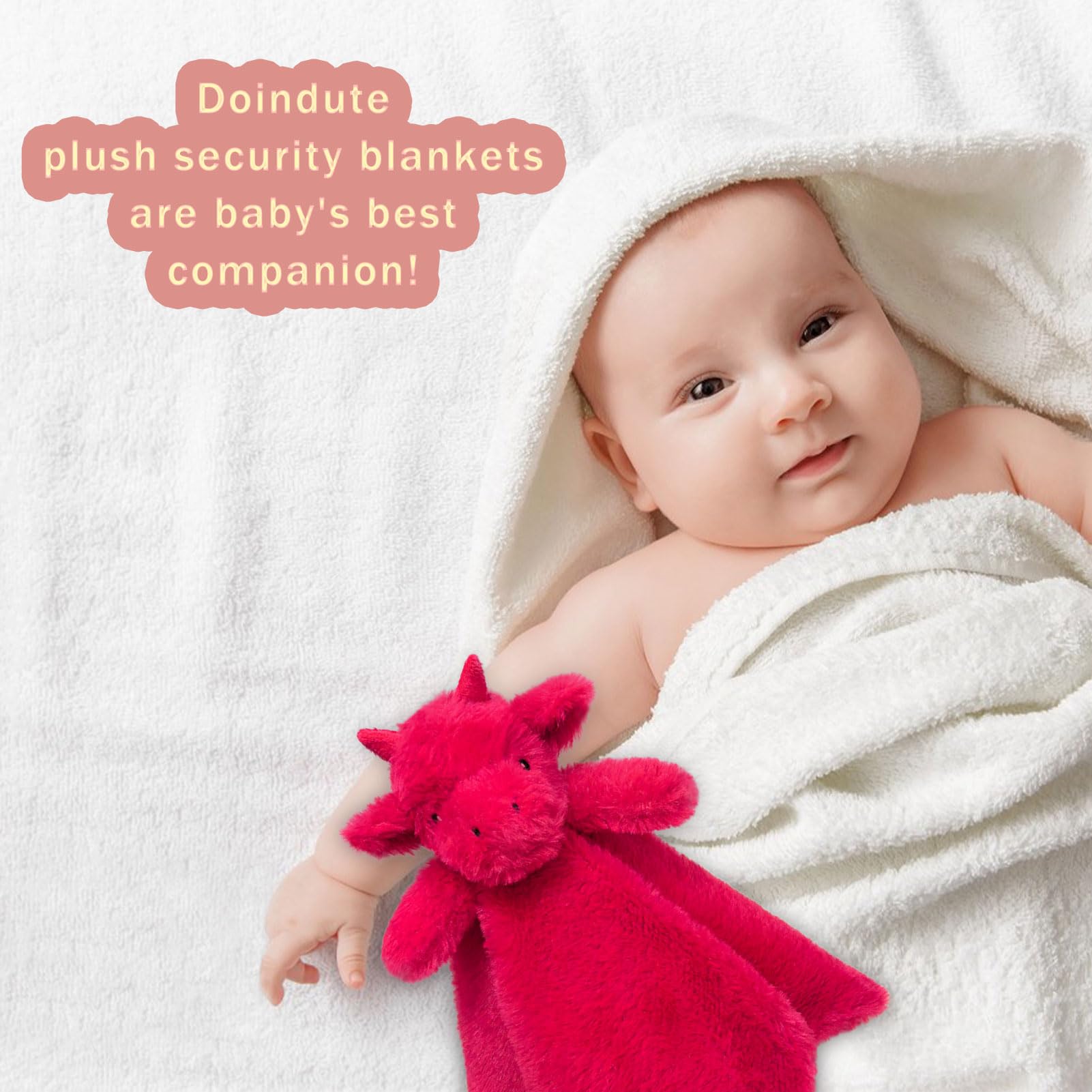 Doindute snuggle dragon toddler companion for comforting playtime and bedtime.