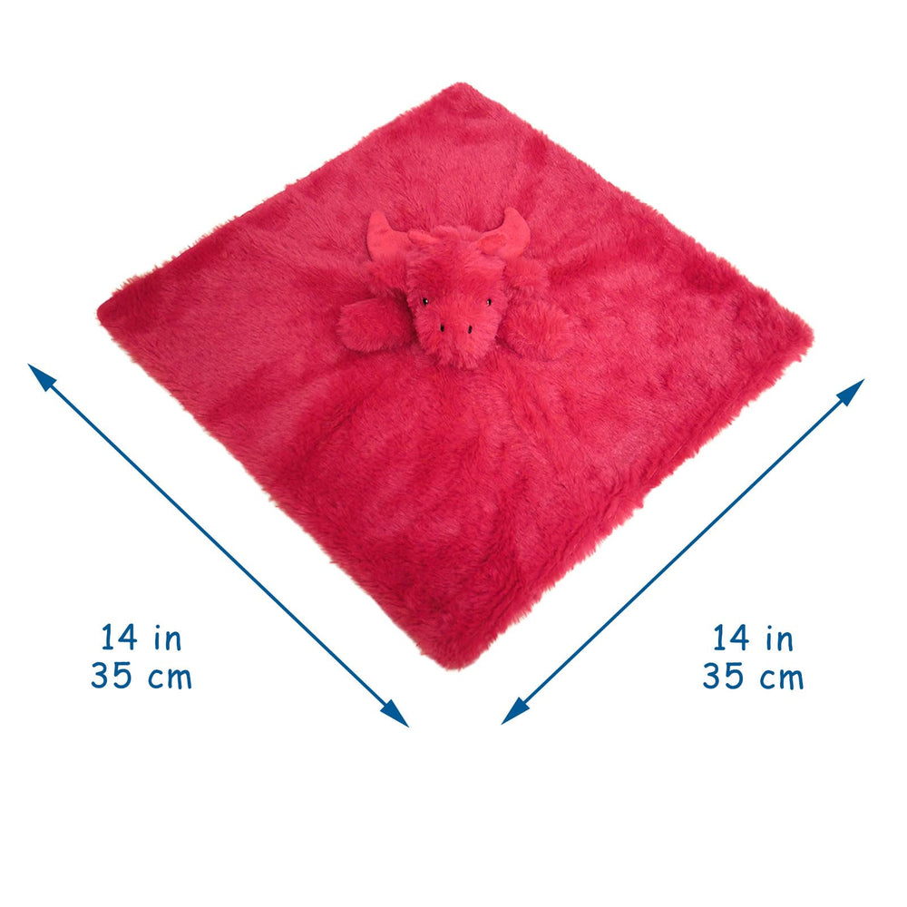 Doindute soft dragon plush security blanket with cuddly texture for naps.
