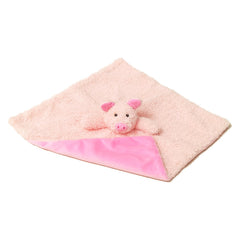 Doindute soft pig toy features embroidered face for cuddle-ready newborn comfort.