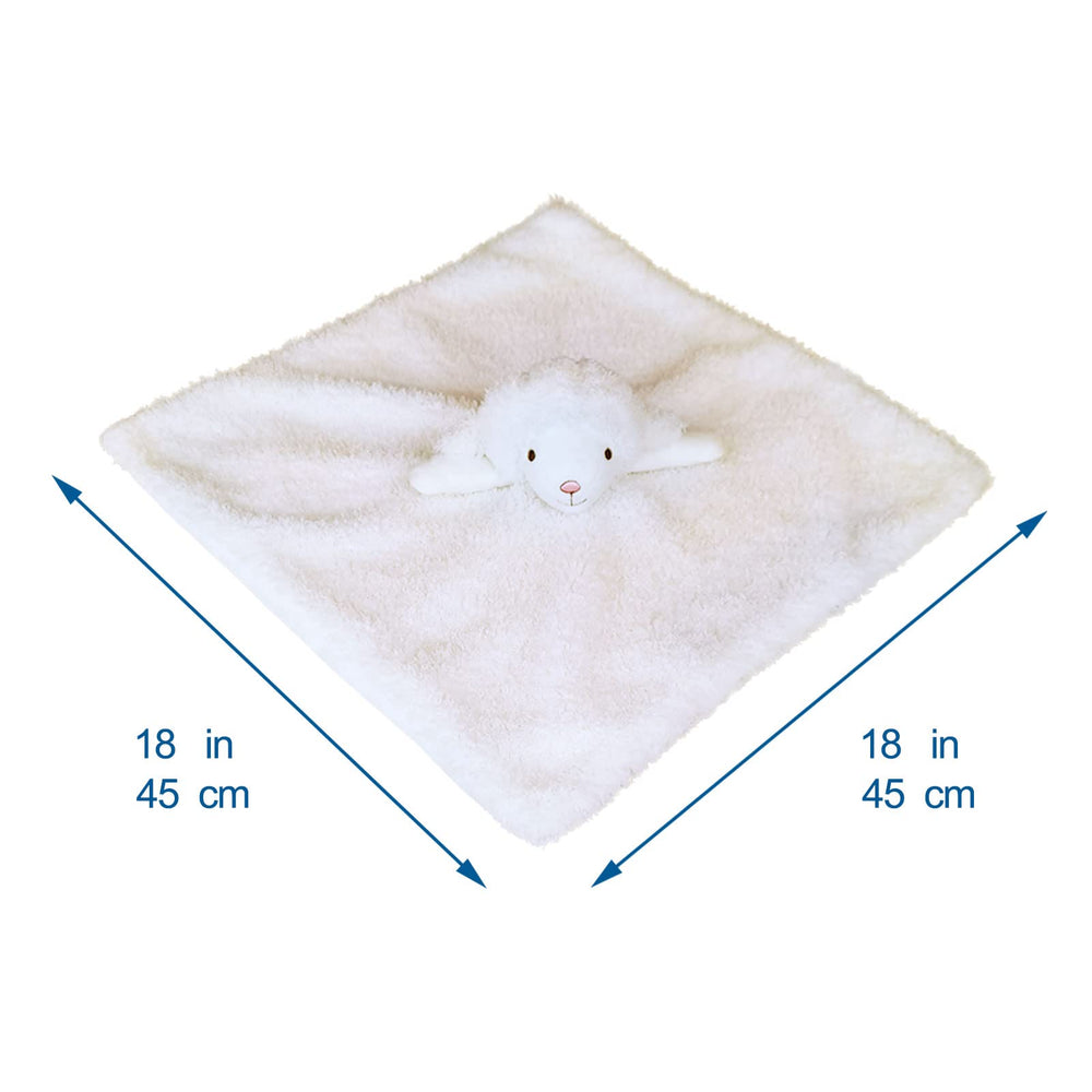 Doindute soft sheep with embroidered eyes and nose highlight baby-safe design