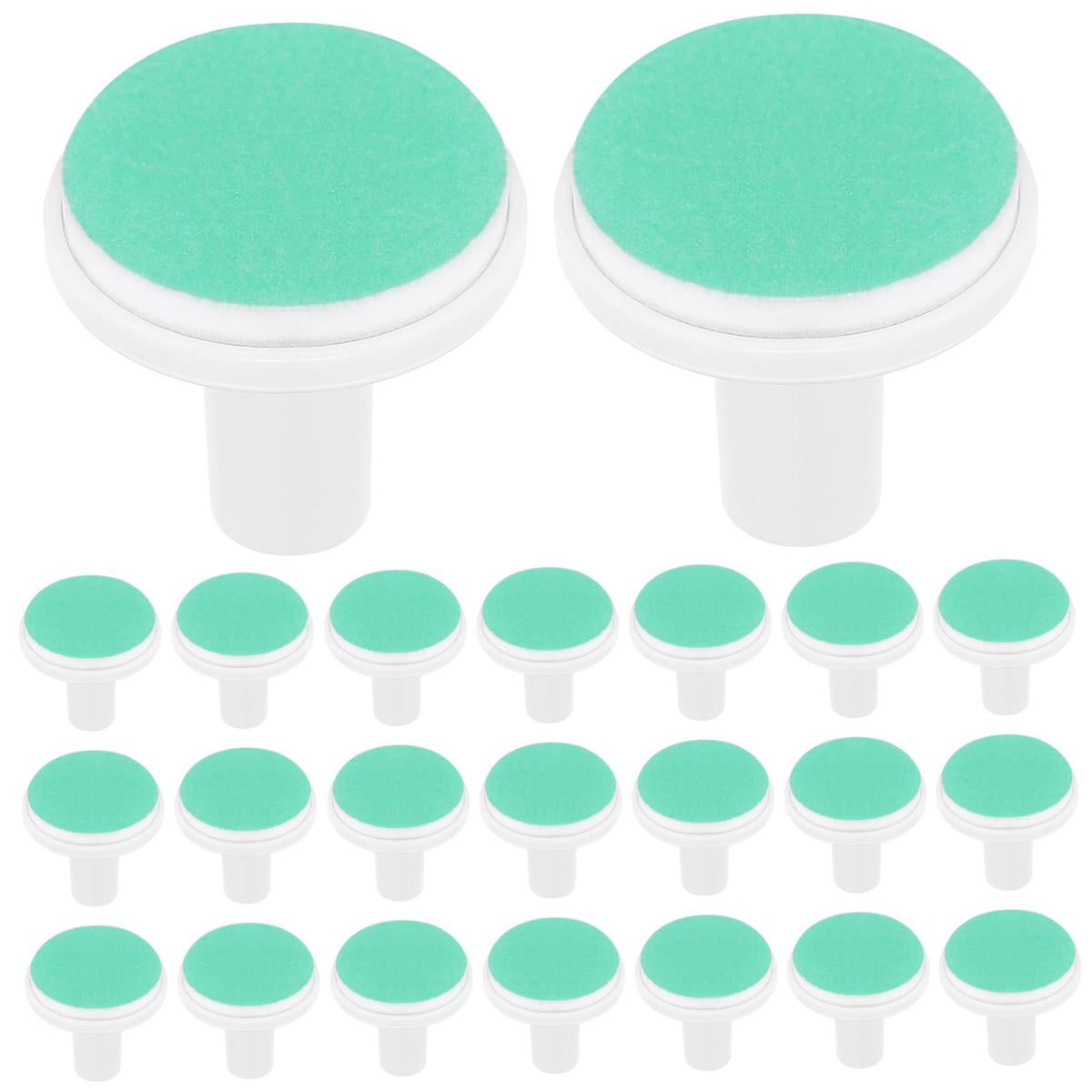 DOITOOL baby nail file pads packaging showing a 24-pack for safe toddler grooming.