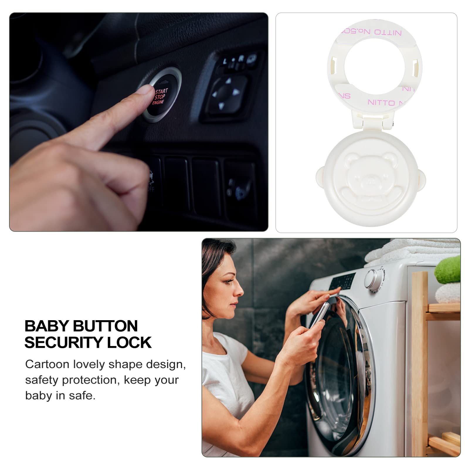 DOITOOL cartoon design lock adds charm while improving family safety.