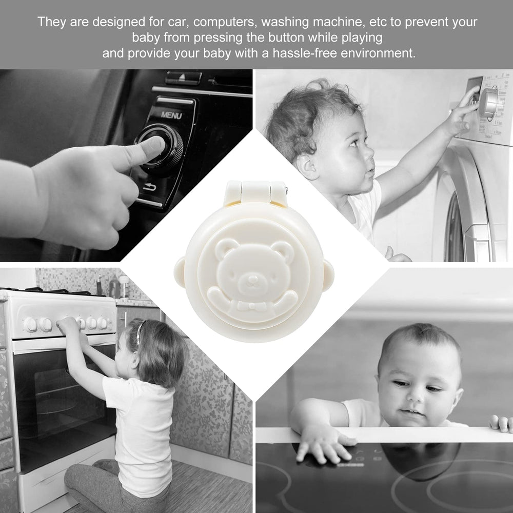 DOITOOL gas stove button lock keeps child-safe control on stovetop.