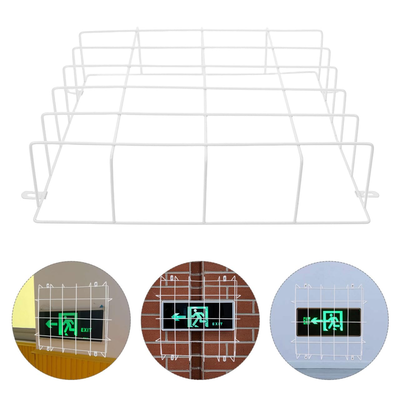 DOITOOL exit light protection cover closeup highlighting protective features.