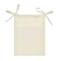 DOITOOL Linen Bedside Hanging Storage Bag with adjustable straps, easy to hang anywhere
