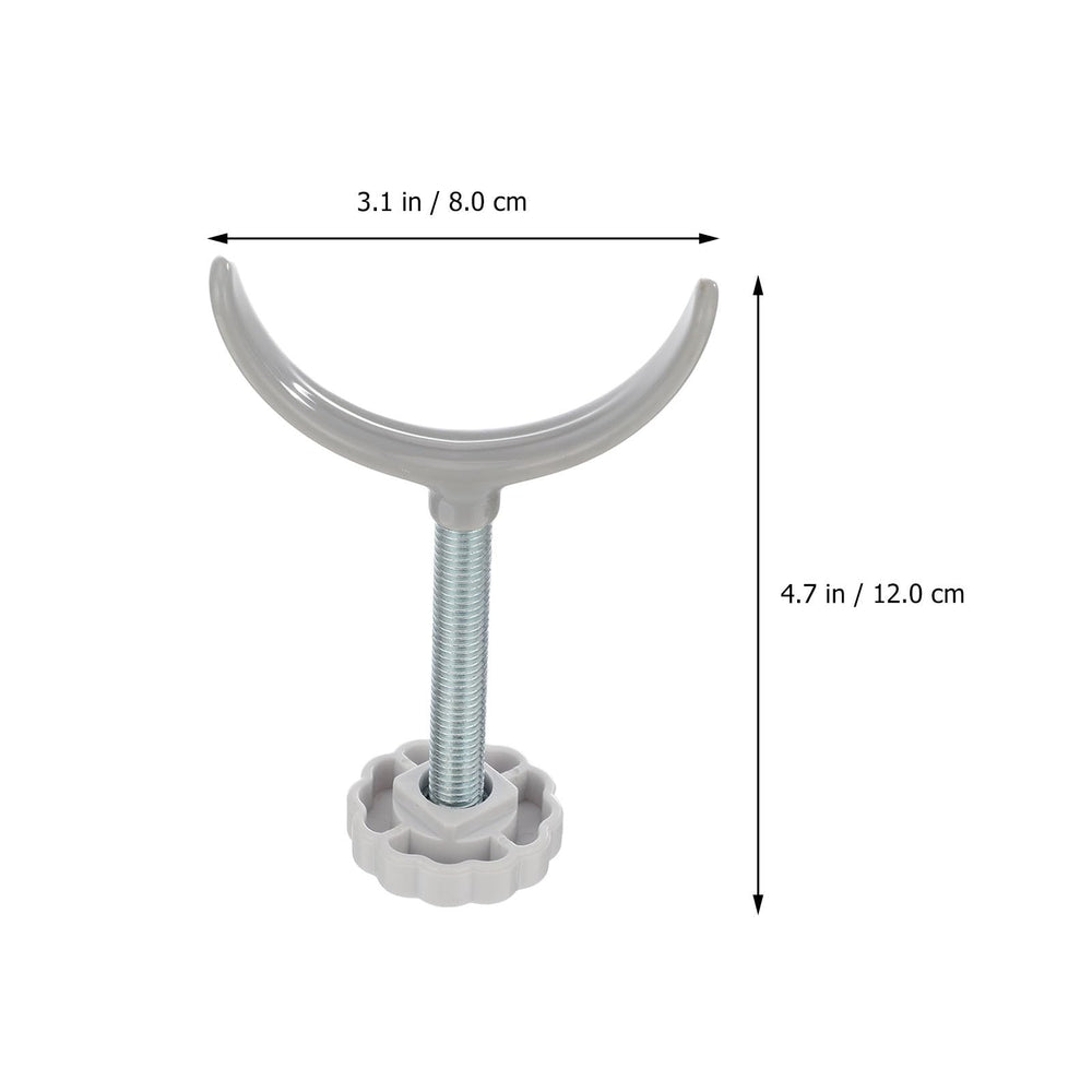 DOITOOL U-shaped door rail fixer on a banister for a firm fit