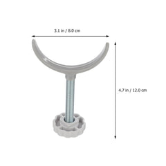 DOITOOL U-shaped door rail fixer on a banister for a firm fit