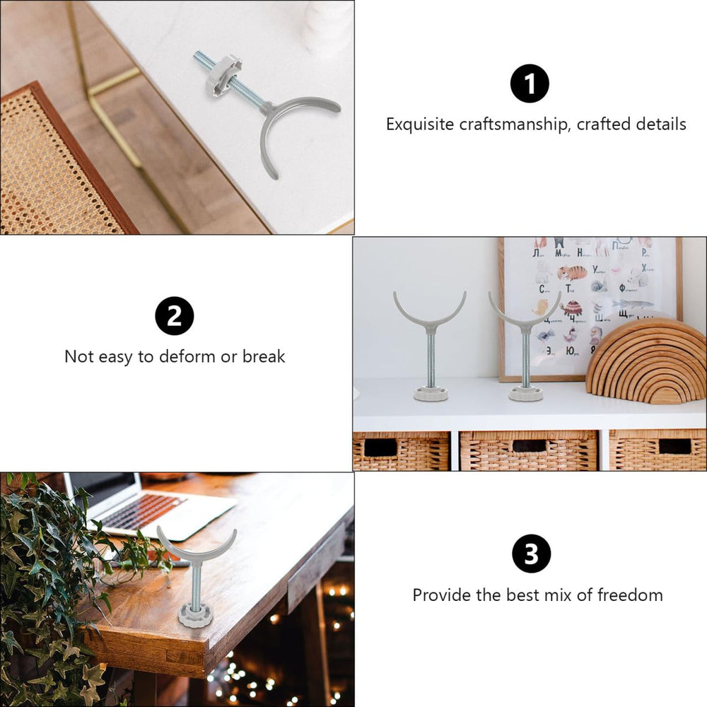DOITOOL U-shaped door rail fixer craftsmanship highlights sturdy design