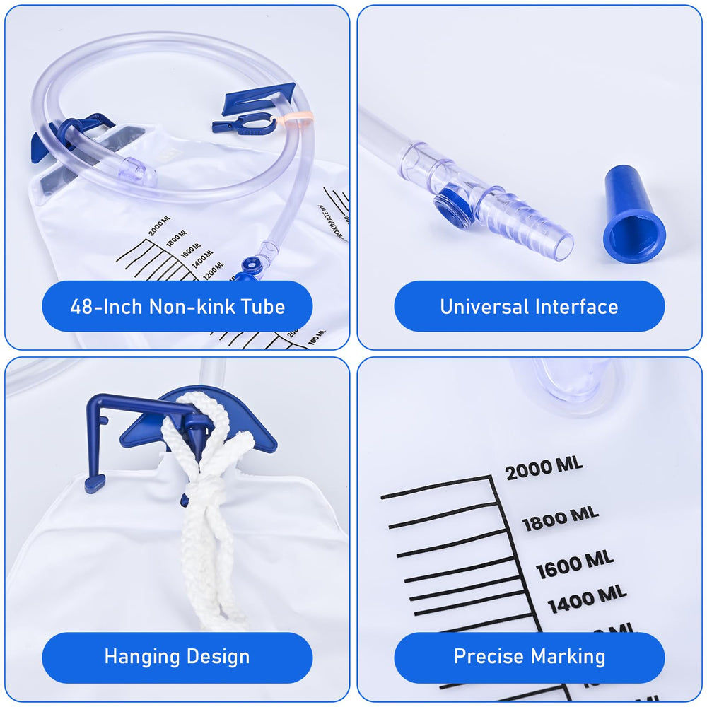 DOKIBI high-capacity 2000ml bag supports longer intervals between changes