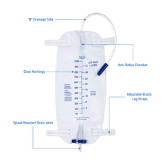 DOKIBI leg bag worn on the leg with adjustable non-slip straps.