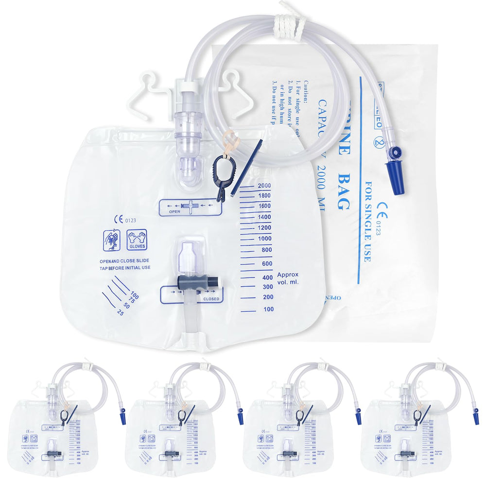 DOKIBI urinary bag with 2000ml capacity for extended use