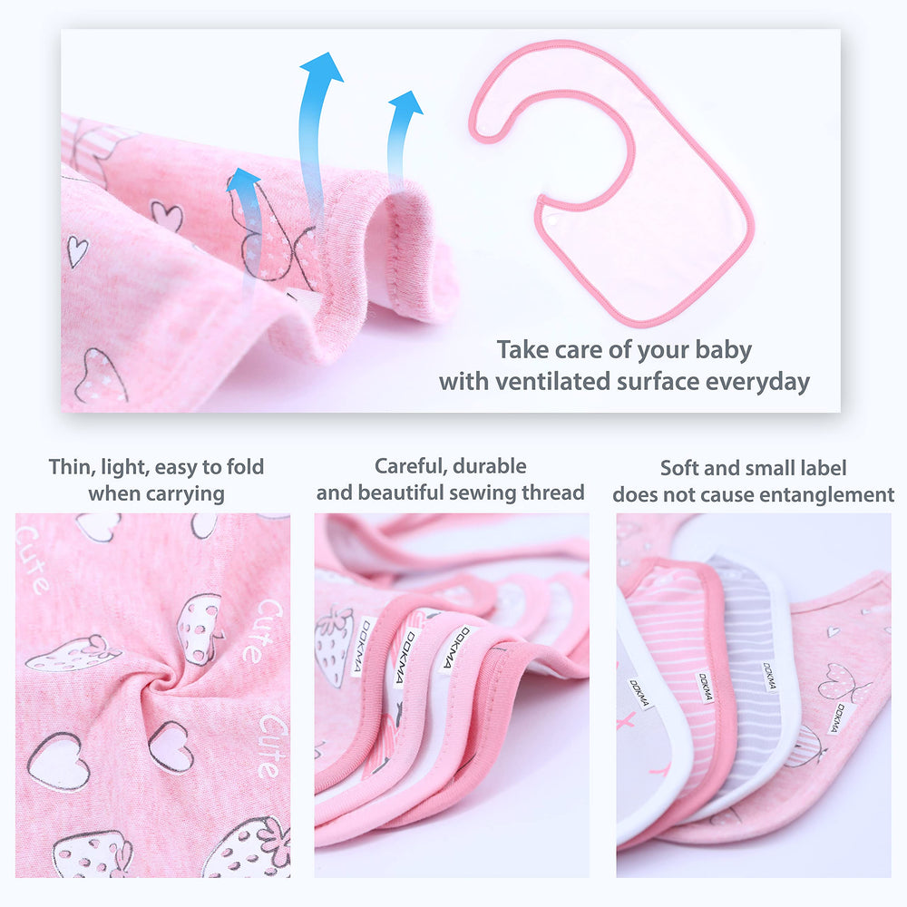DOKMA bibs are machine washable for easy care.