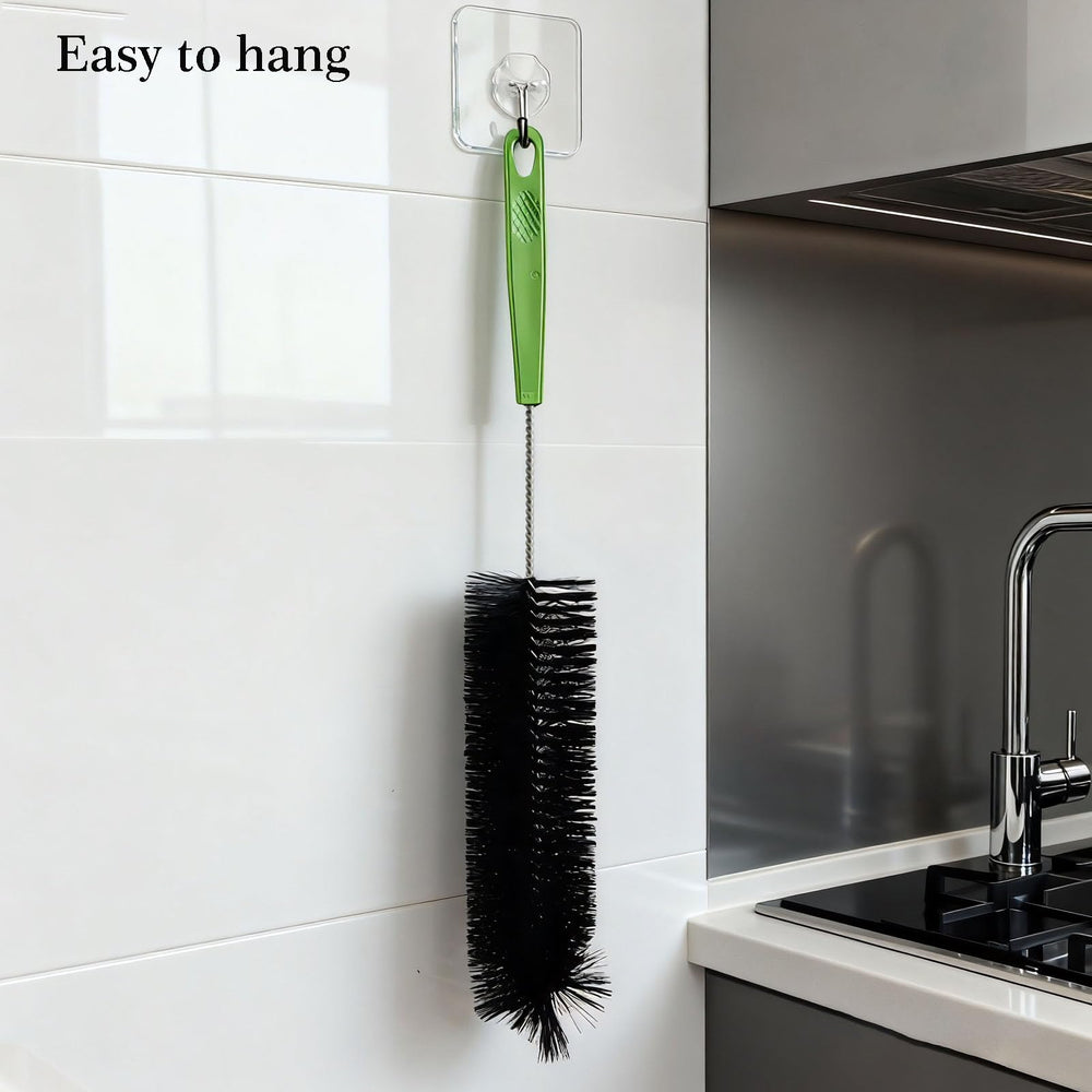 Dokpod convenient hanging hole helps dry and store brushes.