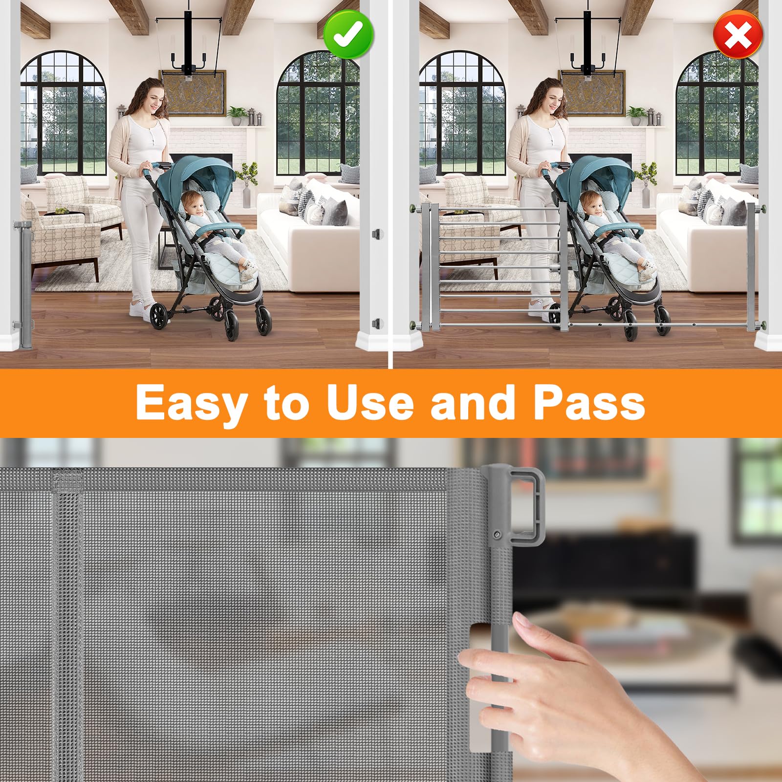 DoktorBaby one-hand unlocks for easy passage and quick reentry