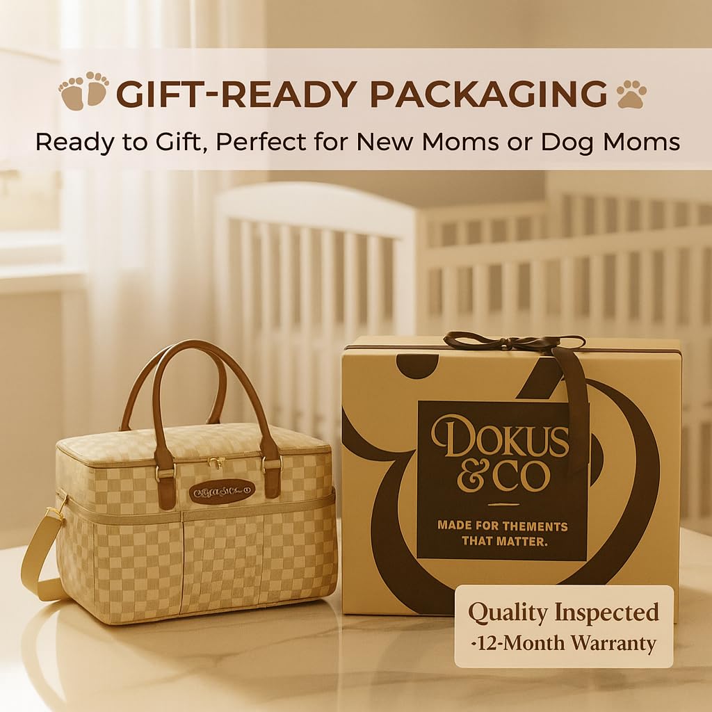 DOKUS & CO Luxe Caddy car-organization helps keep essentials within reach during drives.