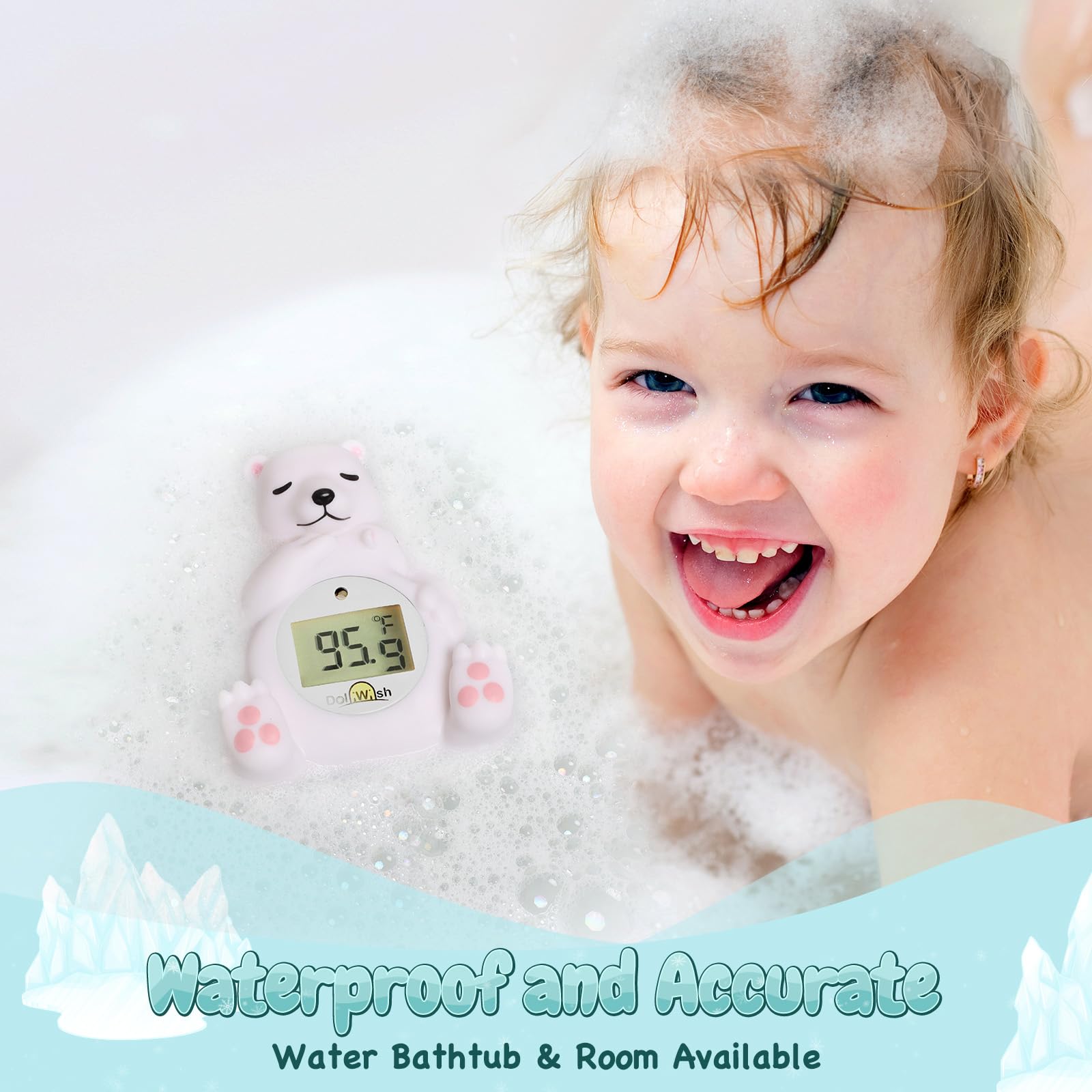 DoliWish BPA-free odorless material close-up shows safe construction for babies.